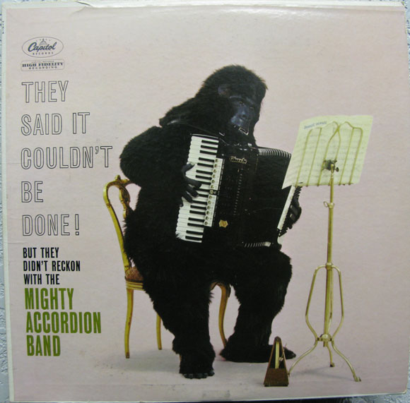 Mighty Accordion Band - They Said It Couldn't Be Done - LP Album Cover