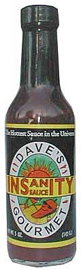 Dave's Insanity Sauce - 180,000 Scoville Units