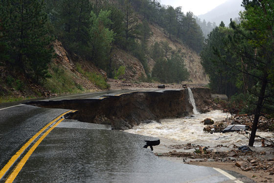 Jamestown Colorado 2013 Flood