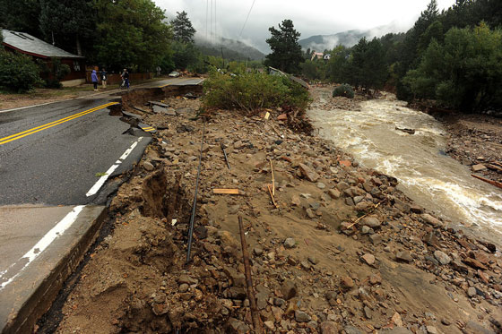 Jamestown Colorado 2013 Flood